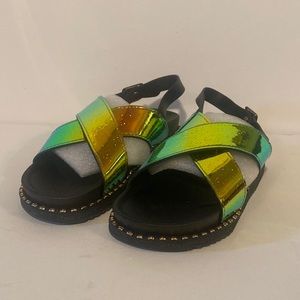 Holographic Sandals